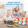 XmtJXn Cable for Crawling Crab Baby Toy: Original Charger Cord for Walking Crab Baby Toy - Tummy Time Crab Toy Charging USB Wire Moving Crab Dog Toy Running Dancing Crab
