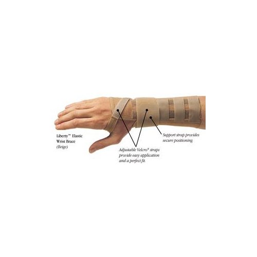 North Coast Medical Liberty Elastic Wrist Brace, Size: L, Left