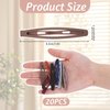 Giantree 20 Pcs Snap Hair Clips for Women, Metal Hair Barrettes Non-Slip 2.5" Hair Snap Clips for Women Thick and Thin Fine Hair (10 colors)