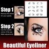 Eye Shadow Tattoo Sticker 8 Pcs Bat Spider Decorative Eyeliner Eyeshadow Patch Halloween Eyeliner Stick Scary Fashion Party Makeup Tools