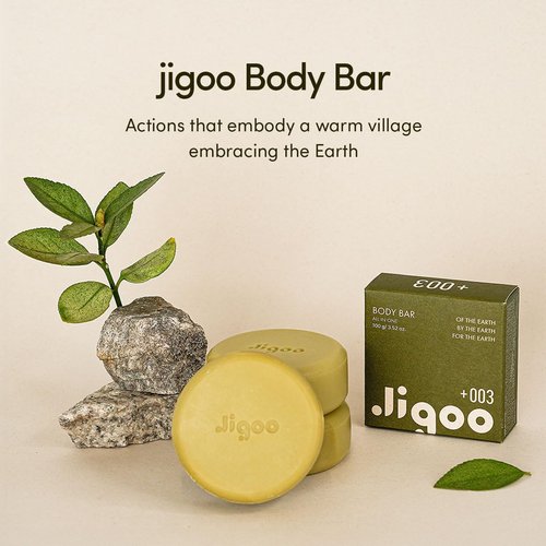 JIGOO BODY BAR All in One 3.52oz (100g) Long Lasting Moisturizing Hand Wash - Gentle Cleansing and Hydrating - Liquid Hand Soap, Korean Hand Wash