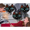 Halloween Cat Balloons Halloween Black Cat Foil Balloons for Halloween Party Decorations Themed Party Supplies Halloween Party Favors Trick or Treat Balloons Party Sets 3PCS