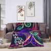 Devilfish Blanket Colorful Octopus Throw Blanket Marine Life Blanket Gifts Soft Comfort Blanket for Couch Sofa Bed 40"x50"