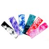 12 Pack Cotton Headbands by Teemico - Tie Dye Headbands Cotton Stretch Headbands Elastic Yoga Hairband for Teens Girls Women Exercise Running Sports Hair Wrap Accessories
