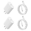 iPhone 16 15 Fast Charger 10FT,2Pack 20W USB C Fast Wall Charger Block with 10Ft Long USB C Charging Cable Cord for iPhone 16/16 Plus/16 Pro/16 Pro Max/ 15/15 Pro/15 Pro Max/15 Plus,iPad 12.9/11/10.9