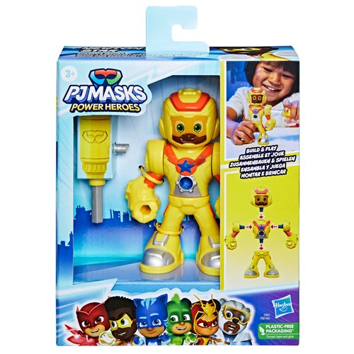 PJ Masks Power Heroes Buildable Heroes, Newton Star Action Figure, Easy-to-Assemble, Superhero Toys, Ages 3 Years and Up