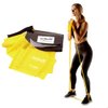 Resistance Bands for Working Out | 7Ft Long Resistance Bands | Exercise Bands with Carry Pouch and Door Anchor I Latex Free Workout Bands Including an Exclusive iPhone App and E-Book, Yellow, X Light