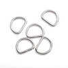 CooBigo 100 Pack 1/2" Dee Rings D-Ring Metal Buckle Strap Sewing Accessories FLQ051-E