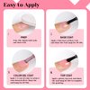 TUTUYU Pastel Coral Pink Gel Nail Polish,Macaron Coral Pink Gel Polish for Nail Art Starter or Manicure Salon, 0.51 Fl Oz - GP0022