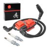 Ignition Coil Pack and Spark Plug & Wire Cap For Can-Am Commande Renegade Outlander MAX 500 570 650 800 800R 1000 1000R Bombardier TRAXTER 500 650