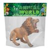 Gemini&Genius Safari Animal Toys, Lion Figurine Toy, Wildlife World Action Figures, Great Gifts, Collection, Cake Topper, Storytelling Props and Room Decor for Kids 4 Years Old and Up