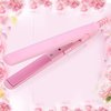 4Colors Mini Hair Straightener Ceramic Tourmaline Plate Curler Beauty Flat Iron (US Plug)