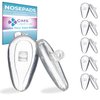 GMS Optical Air Bag Screw-in Silicone Nose Pads for Glasses, Sunglasses, and Eye-wear – 14mm (5 Pair)