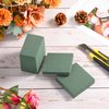 Gerrii 18 Pcs Floral Foam Blocks Dry and Wet Foam Block Flower Arrangements Supplies Florist Green Square Foam Bricks for Artificial and Fresh Flowers Garden Wedding Office Home Plant Decoration Craft