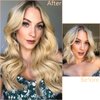 Felendy Wire Hair Extensions Thick Curly Wavy Invisible Secret Extension Fish Line Clip in Hairpiece Synthetic for Women Medium Blonde Mix Ash Blonde