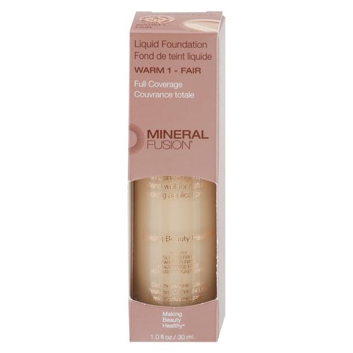 MINERAL FUSION Warm 1 Liquid Foundation, 1 FZ