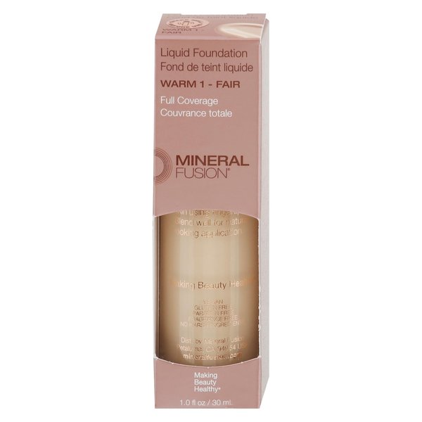 MINERAL FUSION Warm 1 Liquid Foundation, 1 FZ