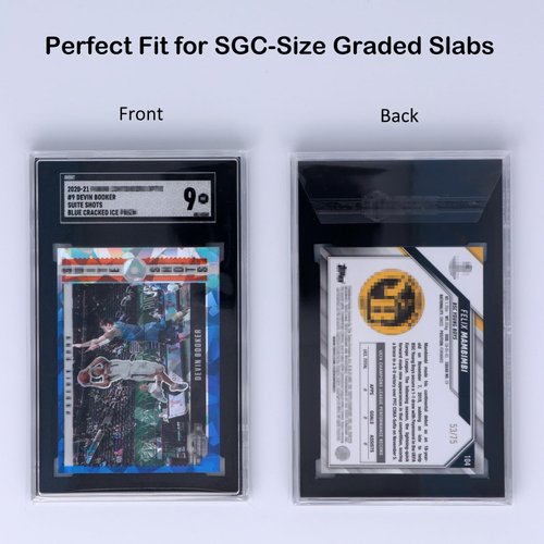 Rayvol Resealable Graded Card Sleeves for SGC-Sized Slabs, Exact Fit Sleeves for SGC-Sized Graded Slabs and Similar (90pcs)