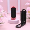 Travel Compact Hair Brush with Mirror and Massage Comb - 2 PCS Folding Comb, Mini Brush for Purse, Wet Hair Brush for Women and Men