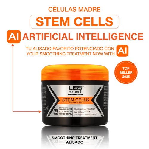 Liss Expert Professional Stem Cells Hair Care Set, Restoring Shampoo and Stem Cells Treatment with Argan Oil and Collagen, Anti-Aging and Reconstruction, 8.45 oz Shoulder Length application