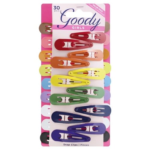 Goody, Snap Clips Girls Value Pack, 30 Count