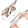 Jaciya Bow Headbands for Women Non Slip Fashion Knotted Headbands with Bow Girls Bunny Ears Bandana Headband Hair Accessories Diademas Para Mujer De Moda