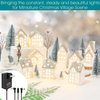 2 Pcs 4.5V Lemax Power Adapter with 3 Output Jacks Compatible with Lemax Lighted Accessory 94566 94563 94564 94565 74295 74269 84428 Christmas Halloween Village Lights Micro Lighting Building Decor