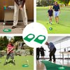 2 Pack Golf Putting Cup with Flag, Practice Golf Hole Training Aids for Kids Adults Indoor Outdoor Home Office Yard Lawn