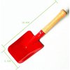 Nua Garden Tool Set 3 Pieces of Mini Metal rake Shovel TRO Knife Beach Sandbox (Suitable for Children Over 3 Years Old)
