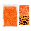 BLINGINBOX Flatback Rhinestones Round Gems, 1440pcs Neon Gems Non Hotfix Crystal Rhinestones,New Orange Neon,SS20.