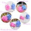 Unicorn Mochi Squishy Hand Toys Mini Mochi Squishies Squeeze Toy Birthday Party Favors for Kids Kawaii Squishys Stress Reliever, Pack of 10