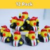 Donald Trump Rubber Ducks Bulk, 12 Pack Small 2.3 Inch, Funny Trump Duckies for Jeep Ducking, Trump 2024 Election Gifts, Bath Toys for Kids & Adults, Car Dashboard Decorations