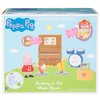Peppa Pig Little Rooms Music Studio Playset, 6 Pieces - Includes Peppa Figure, Guitar, Saxophone, Drums, Records & Light-Up Piano for Kids, Girls, Boys - Ages 2+
