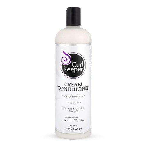Curl Keeper Cream Conditioner for Curly Hair, 8 Fl Oz - Lightweight Daily Hair Conditioner for All Curl Types - Moisturizing & Deep Conditioning Helps Detangle, Maintain Shine & Locks-In Color
