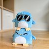 TeeTurtle - Plushmates - Father's Day - Cool Sunglasses Penguin - Huggable and Soft Sensory Fidget Toy Stuffed Animals That Show Your Mood!