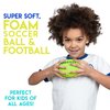 Franklin 60163 Mini Pro Brite Foam Football & Soccer Ball, Multi