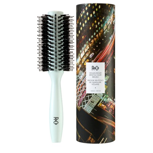 R+Co Vegan Boar Bristle Hair Brush #4 (65 mm)