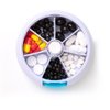 MXY Pill Box Reverse 7 Days Pill Dispenser Weekly Medicine Case Travel Drug Case Vitamin Holder