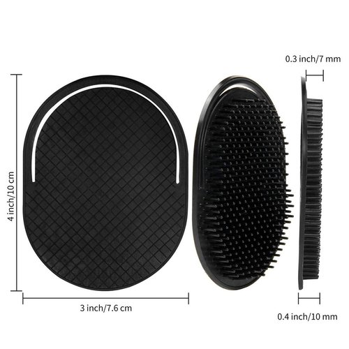 12Pcs shampoo pocket comb massage hair comb pocket palm brush comb portable hair comb beard comb creative scalp massage brush comb for men and Pets(12PA)
