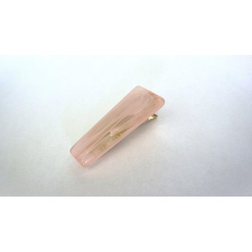 Generic 1 1/2 inch smaller light pale pink alligator hair clip for fine thin hair.