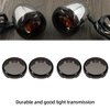 Amazicha Smoke Bullet Turn Signal Light Lens Cover Upgraded Anti-scratch Lenses Compatible for Harley Davidson Sportster, Softail, Road King, Road Glide, Street Glide, Electra Glide 2000-2024