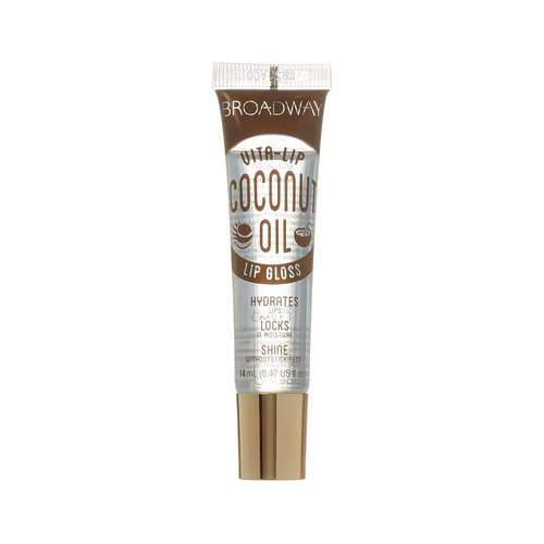 6-PACKS Kiss Broadway Clear Lip Gloss (Coconut Oil)