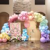 HOUSE OF PARTY 140PCS Pastel Rainbow Balloon Arch Garland Kit - Balloon Arch Kit-Birthday Balloons, Globos para Decoracion de Fiestas | Ideal for Halloween Birthday First Birthday Party Decorations