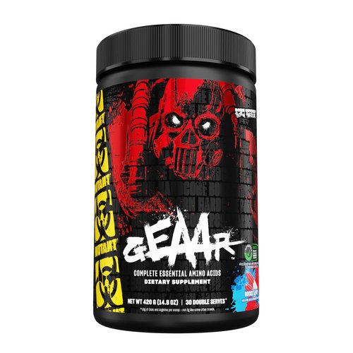 Mutant GEAAR - 9.4g of EAA Powder + Arginine, 7g BCAAs, 4g Leucine, Electrolytes, Coconut Water, No Artificial Colors or Flavors, Delicious Taste - 30 Servings - Rocket Pop - 400g