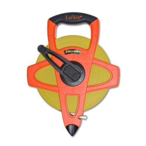 Crescent Lufkin 1/2" x 150' Hi-Viz® Orange Engineer's Fiberglass Tape Measure - FE150D