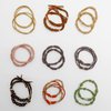 20Pcs Boho Bracelet Hair Ties for Women Tails Soft Stylish No Damage Hair Accessories Dual-Use Bracelets and Hair Tie for Thick Hair/Pony
