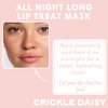 Crickle Daisy All Night Long Lip Treat Mask - Overnight Hydrating Lip Mask with Avocado, Olive & Coconut Oil - Deep Moisture for Dry, Chapped Lips - Vitamin Rich, Wake Up with Soft, Smooth Lips, 20ml