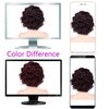 FAVE Short Curly Bob Wigs for Black Women 8 inches Human Hair Wigs Glueless Side Part Bob Wig Pixie Wigs 99J Color Short Human Hair Wig Natural Looking (99J,8 Inches)