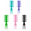 Guojiang Retro Women Men Oil For Head Styling Hairbrush Double-Sided Wide Tooth Hair Comb Pick Fish Bone Shaped Fork Salon Hairdressing Tool Hair Combs For Women Accessories Fine Hair, Blue