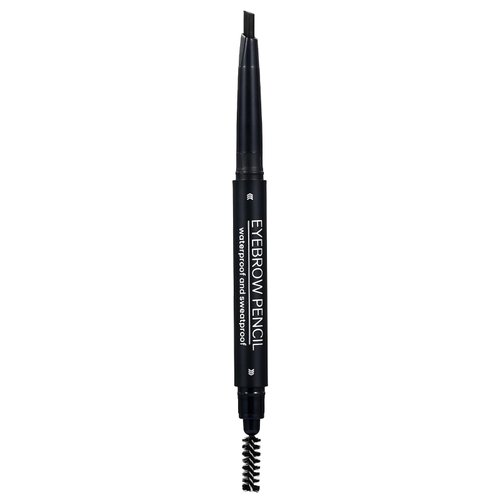 Eyebrow Pencil, Waterproof, Triangular Mechanical Pen, Brow Laninatation Kit, Draws Tiny Brow Hairs and Fills in Sparse Areas and Gaps, Dark Brown (black)